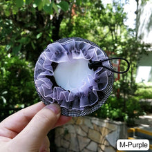 Load image into Gallery viewer, Dot Girl Women Bun Cover Snood Hair Net Nets Latin Ballet Dance Skating Crochet Snoods Hair Accessories
