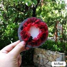 Load image into Gallery viewer, Dot Girl Women Bun Cover Snood Hair Net Nets Latin Ballet Dance Skating Crochet Snoods Hair Accessories
