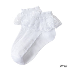 Load image into Gallery viewer, New Summer Baby Girls Kids Mesh Socks Lace Ruffle Frilly Ankle Short Sock Breathable Princess Children Girl Dance Socks
