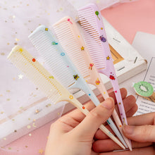 Load image into Gallery viewer, Cute Household Children's Cartoon Hair Comb Two-Piece Set Primary School Students Portable Smooth Hair Plastic Comb
