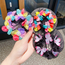 Load image into Gallery viewer, Ballet Latin Dance Hairnet Butterfly Flower Style Daily Body Training Dance Grade Performance Hair Pocket Children's Balls Head Artifact

