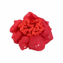 Load image into Gallery viewer, Ballet Latin Dance Children's Pearl Drill Hair Net Daily Body Training Dance Grade Performance Hair Pocket Girls' Balls Head Artifact
