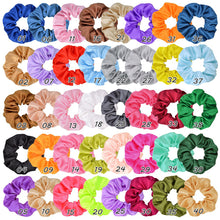 Load image into Gallery viewer, Solid Color Large Intestine Scrunchie Color Ding Cloth Elastic Headband Girls Colorful Simple Fashion Head Rope High Elastic Hair Accessories
