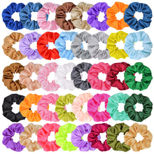 Load image into Gallery viewer, Solid Color Large Intestine Scrunchie Color Ding Cloth Elastic Headband Girls Colorful Simple Fashion Head Rope High Elastic Hair Accessories
