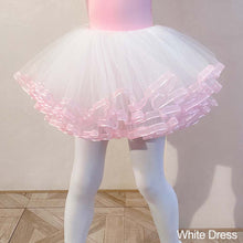 Load image into Gallery viewer, Girls Kids Ballet Dress Gymnastics Leotards Short Sleeve Ballet Dancewear Skirts Cotton Spandex Gym Children Leotards
