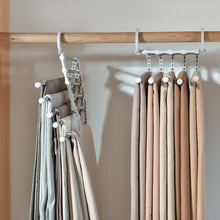 Load image into Gallery viewer, 5 in 1 Pants Hanger Trouser Organizer Clother Hanger Closet Storage Multifunction Shelves Organizer Stainless Steel Trouser Hangers
