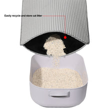Load image into Gallery viewer, Double-Layer EVA Cat Litter Mat Waterproof Pet Cats Litter Bottom Non-slip Sand Basin Filter Kitten Dog Washable Sand Pad Mat Pet Litter Catcher Mat
