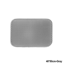 Load image into Gallery viewer, Double-Layer EVA Cat Litter Mat Waterproof Pet Cats Litter Bottom Non-slip Sand Basin Filter Kitten Dog Washable Sand Pad Mat Pet Litter Catcher Mat
