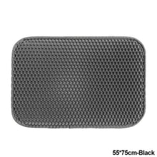 Load image into Gallery viewer, Double-Layer EVA Cat Litter Mat Waterproof Pet Cats Litter Bottom Non-slip Sand Basin Filter Kitten Dog Washable Sand Pad Mat Pet Litter Catcher Mat
