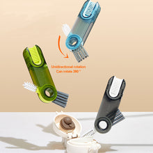 Load image into Gallery viewer, Mini Milk Bottle Thermal Cup Cleaning Brush Multipurpose Bottle Gap Cleaner Brush Groove Gap Cleaning Brush Portable Travel Cleaner Brush
