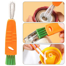 Load image into Gallery viewer, Mini Milk Bottle Thermal Cup Cleaning Brush Multipurpose Bottle Gap Cleaner Brush Groove Gap Cleaning Brush Portable Travel Cleaner Brush
