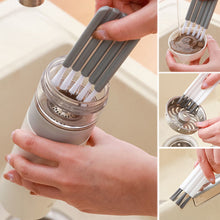 Load image into Gallery viewer, Multifunctional Flexible Gap Brush Cup Cover Groove Nipple Bottle Gap Brush Household Soft Bristles Cleaning Brush Kitchen Tool

