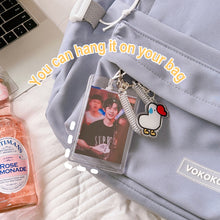 Load image into Gallery viewer, Kpop Photocard Holder Acrylic Credit ID Bank Card Photo Display Holder Bus Subway Card Protective Case Pendant Gift
