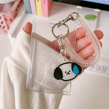 Load image into Gallery viewer, Kpop Photocard Holder Acrylic Credit ID Bank Card Photo Display Holder Bus Subway Card Protective Case Pendant Gift
