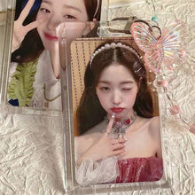 Load image into Gallery viewer, Kpop Photocard Holder Acrylic Credit ID Bank Card Photo Display Holder Bus Subway Card Protective Case Pendant Gift
