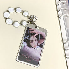 Load image into Gallery viewer, Kpop Photocard Holder Acrylic Credit ID Bank Card Photo Display Holder Bus Subway Card Protective Case Pendant Gift
