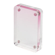 Load image into Gallery viewer, Transparent Acrylic Picture Photo Frame Magnetic Photocard Holder Poster Display Stand DIY Desktop Decoration Ornament
