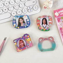 Load image into Gallery viewer, Transparent Acrylic Picture Photo Frame Magnetic Photocard Holder Poster Display Stand DIY Desktop Decoration Ornament
