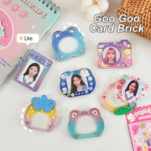 Load image into Gallery viewer, Transparent Acrylic Picture Photo Frame Magnetic Photocard Holder Poster Display Stand DIY Desktop Decoration Ornament
