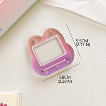 Load image into Gallery viewer, Transparent Acrylic Picture Photo Frame Magnetic Photocard Holder Poster Display Stand DIY Desktop Decoration Ornament
