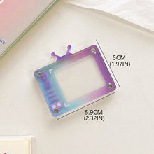 Load image into Gallery viewer, Transparent Acrylic Picture Photo Frame Magnetic Photocard Holder Poster Display Stand DIY Desktop Decoration Ornament
