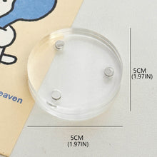 Load image into Gallery viewer, Transparent Acrylic Picture Photo Frame Magnetic Photocard Holder Poster Display Stand DIY Desktop Decoration Ornament
