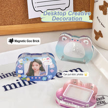 Load image into Gallery viewer, Transparent Acrylic Picture Photo Frame Magnetic Photocard Holder Poster Display Stand DIY Desktop Decoration Ornament
