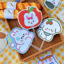 Load image into Gallery viewer, INS Cute Cartoon Hand Fan Mini Portable Plastic Fan In Summer Outdoor Activity Kids Students Gifts
