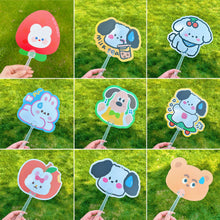 Load image into Gallery viewer, INS Cute Cartoon Hand Fan Mini Portable Plastic Fan In Summer Outdoor Activity Kids Students Gifts
