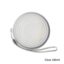 Load image into Gallery viewer, Portable Silicone Folding Water Cup With Lid and Lanyard Heat Resistant Telescopic Collapsible Foldable Mug For Travel Camping
