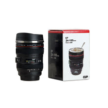 Load image into Gallery viewer, 350ml Creative Camera Mug Cup EF24-105mm Coffee Lens Mug Stainless Steel Mini Tea Mug Water Drinkware Gifts
