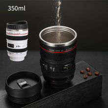 Load image into Gallery viewer, 350ml Creative Camera Mug Cup EF24-105mm Coffee Lens Mug Stainless Steel Mini Tea Mug Water Drinkware Gifts
