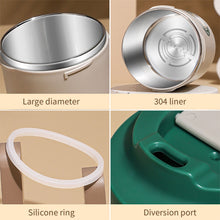 Load image into Gallery viewer, 380ml/480ml Portable 304 Stainless Steel/PP Liner Double Layer Coffee Mug Tea Milk Cup Thermos Bottle for Car Home Office School
