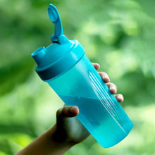 Load image into Gallery viewer, 600ml Portable Protein Powder Shaker Bottle Leak Proof Sports Mixing Cup Water Bottle for Gym Fitness Training with Scale
