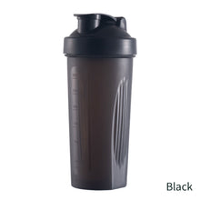 Load image into Gallery viewer, 600ml Portable Protein Powder Shaker Bottle Leak Proof Sports Mixing Cup Water Bottle for Gym Fitness Training with Scale
