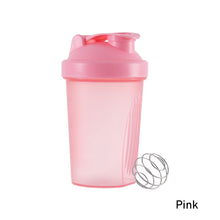 Load image into Gallery viewer, 400ml Portable Protein Powder Shaker Bottle Leak Proof Sports Mixing Cup Water Bottle for Gym Fitness Training with Scale
