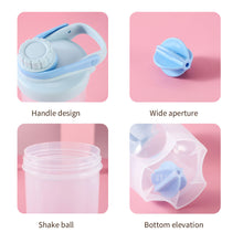 Load image into Gallery viewer, 500ml/700ml Portable Protein Powder Shaker Bottle Leak Proof Sports Mixing Cup Water Bottle for Gym Fitness Training with Scale
