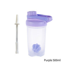 Load image into Gallery viewer, 500ml/700ml Portable Protein Powder Shaker Bottle Leak Proof Sports Mixing Cup Water Bottle for Gym Fitness Training with Scale
