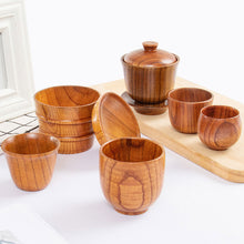 Load image into Gallery viewer, Sour Jujube Wooden Handmade Water Coffee Mug Big Belly Cup Tea Beer Juice Milk Mugs Drink Cups With Handle Kitchen Bar Drinkware
