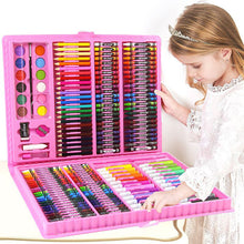 Load image into Gallery viewer, 168PCS Painting Watercolor Pen Colored Pencil Set Children's Oil Painting Pencil Crayon Pen Set Children's Gift Art Drawing Supplies

