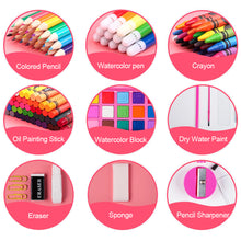 Load image into Gallery viewer, 168PCS Painting Watercolor Pen Colored Pencil Set Children's Oil Painting Pencil Crayon Pen Set Children's Gift Art Drawing Supplies
