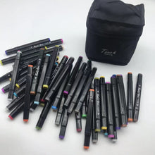 Load image into Gallery viewer, 24/30/36/48 Colors Sketching Marker Set Double Head Paint Pens Dual Brush Set for Calligraphy Painting Drawing DIY Graffiti Art Supplies
