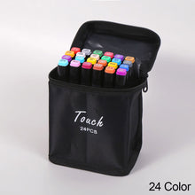 Load image into Gallery viewer, 24/30/36/48 Colors Sketching Marker Set Double Head Paint Pens Dual Brush Set for Calligraphy Painting Drawing DIY Graffiti Art Supplies
