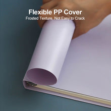 Load image into Gallery viewer, A5/B5 Morandi Loose Leaf Notebook PP Cover Binder 60 Sheets Line Refillable Office School Journal Supplies Stationery
