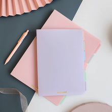 Load image into Gallery viewer, A5/B5 Morandi Loose Leaf Notebook PP Cover Binder 60 Sheets Line Refillable Office School Journal Supplies Stationery
