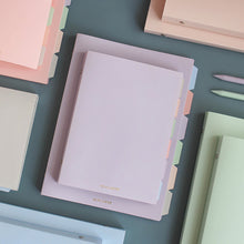 Load image into Gallery viewer, A5/B5 Morandi Loose Leaf Notebook PP Cover Binder 60 Sheets Line Refillable Office School Journal Supplies Stationery
