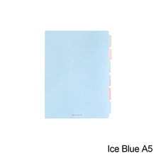 Load image into Gallery viewer, A5/B5 Morandi Loose Leaf Notebook PP Cover Binder 60 Sheets Line Refillable Office School Journal Supplies Stationery
