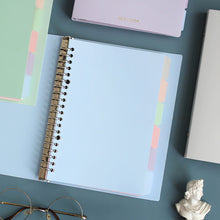 Load image into Gallery viewer, A5/B5 Morandi Loose Leaf Notebook PP Cover Binder 60 Sheets Line Refillable Office School Journal Supplies Stationery
