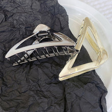 Load image into Gallery viewer, Simple Versatile Metal Geometric Hairpin Irregular Triangular Hair Clip Headwear Hair Accessory for Women
