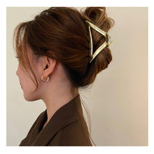 Load image into Gallery viewer, Simple Versatile Metal Geometric Hairpin Irregular Triangular Hair Clip Headwear Hair Accessory for Women
